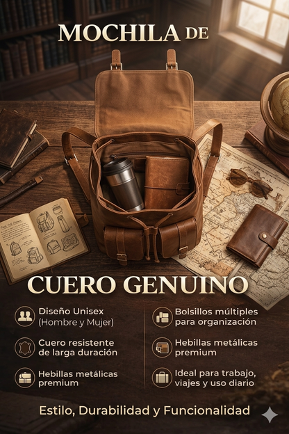 Morral Vélez Cuero Legítimo – Oferta Especial 80% OFF 🎁