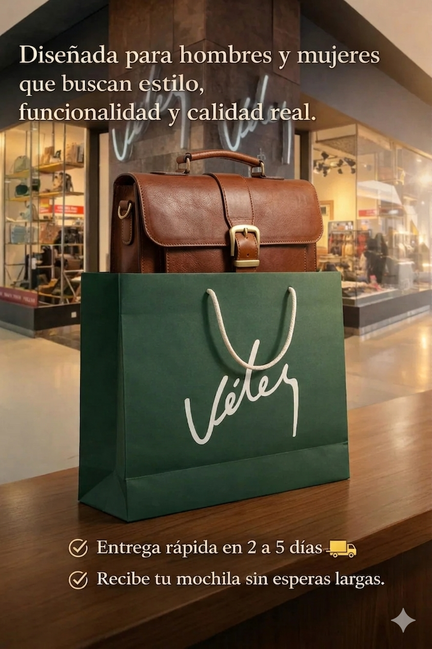 Morral Vélez Cuero Legítimo – Oferta Especial 80% OFF 🎁